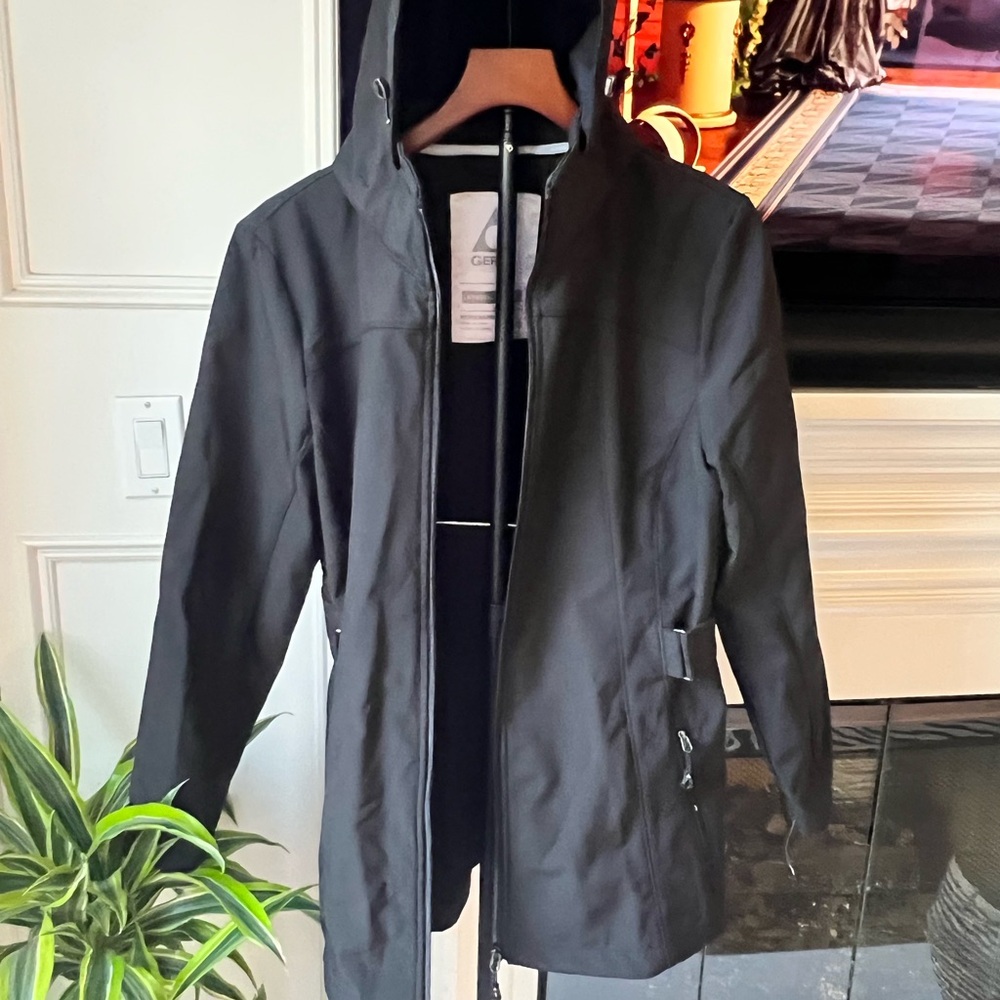 Gerry Weber Black Hooded Raincoat
